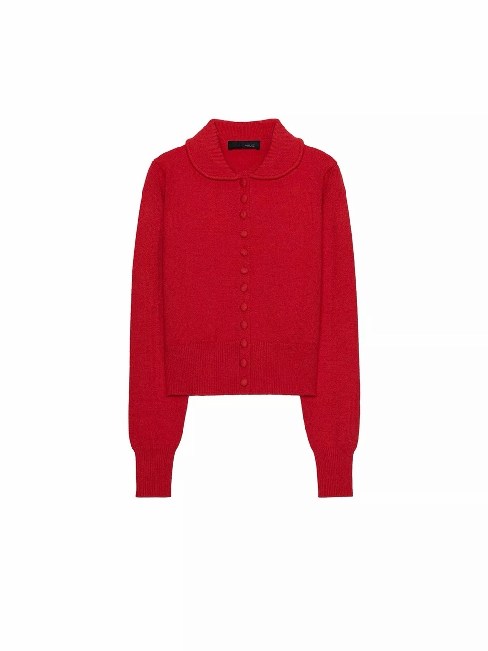 Peter Pan Collar Knit Cardigan